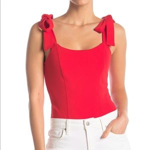 Basil Lola Tie Shoulder Bodysuit